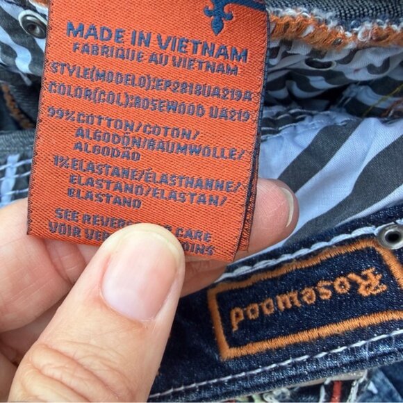 Rock Revival Jeans Women Size 25 High Rise Ankle Skinny Rhinestones Embellished - Picture 11 of 11